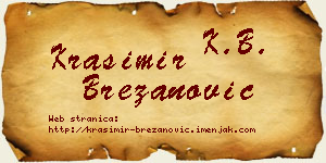 Krasimir Brezanović vizit kartica